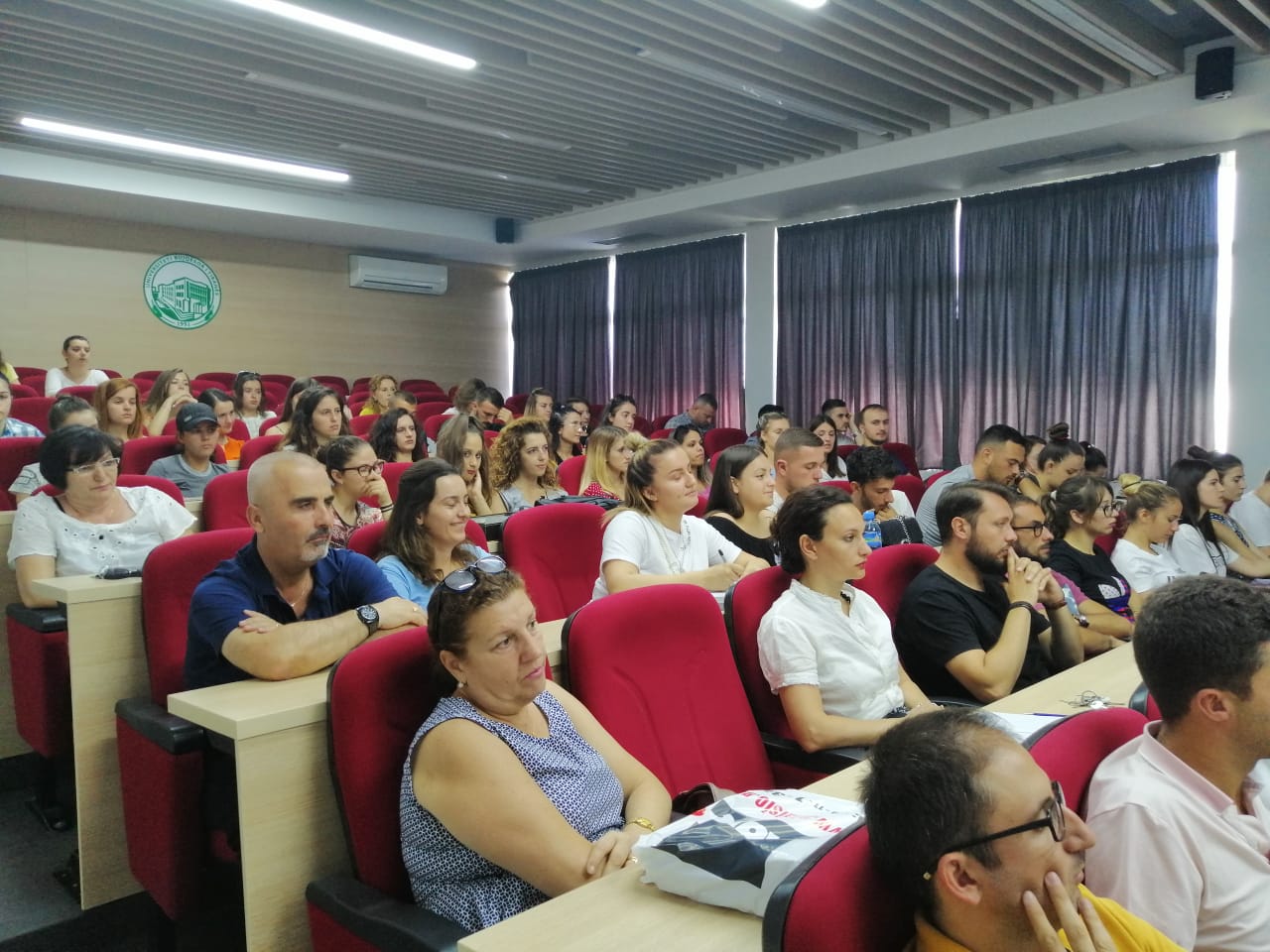 Un momento di un'attività seminariale organizzata presso la Agricultural University of Tirana